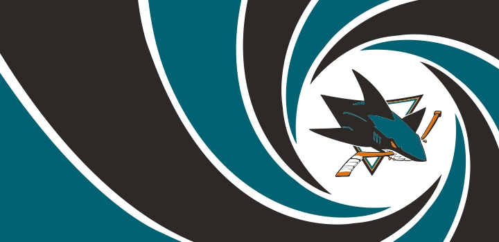 007 San Jose Sharks logo vinyl decal